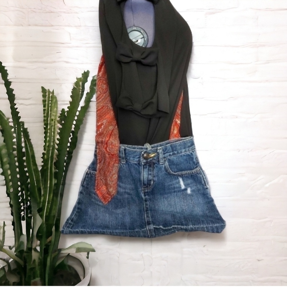 𝅺One Of A Kind Handcrafted Denim Handbag